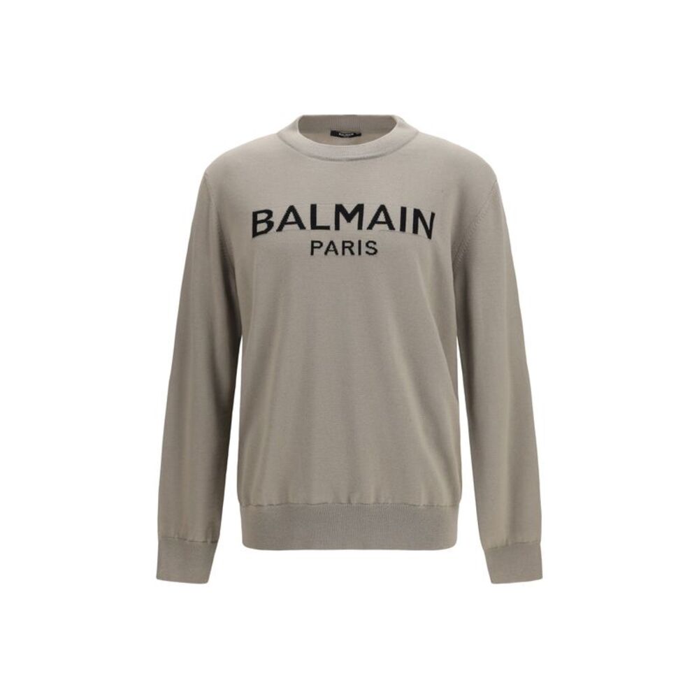 Balmain Men Crewneck Wool Sweater